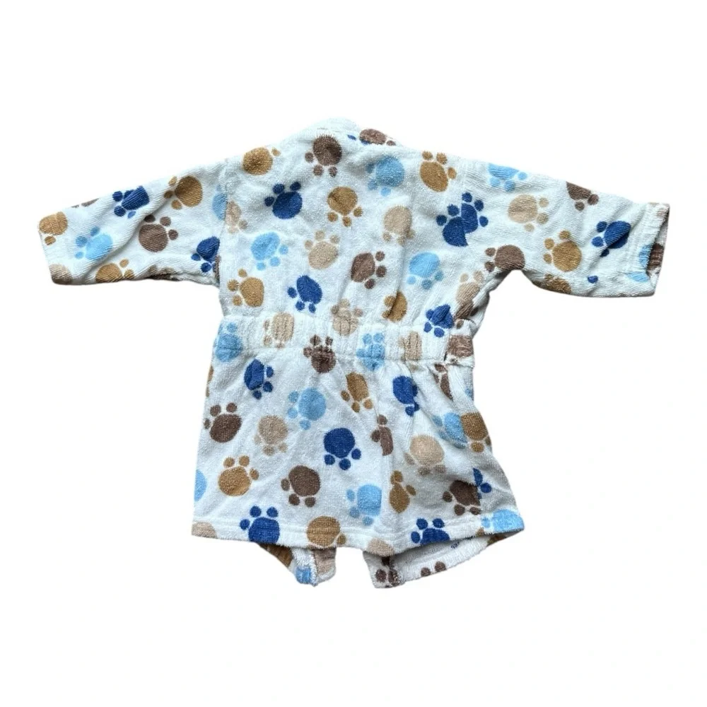Carter’s Puppy Paw print bath robe 0-9‎ months